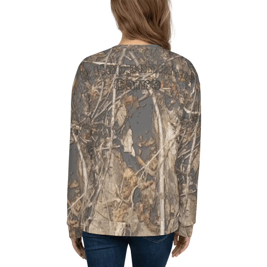 Recycled Unisex Sweatshirt - Dead Split - It Happennnns Camo product image (8)