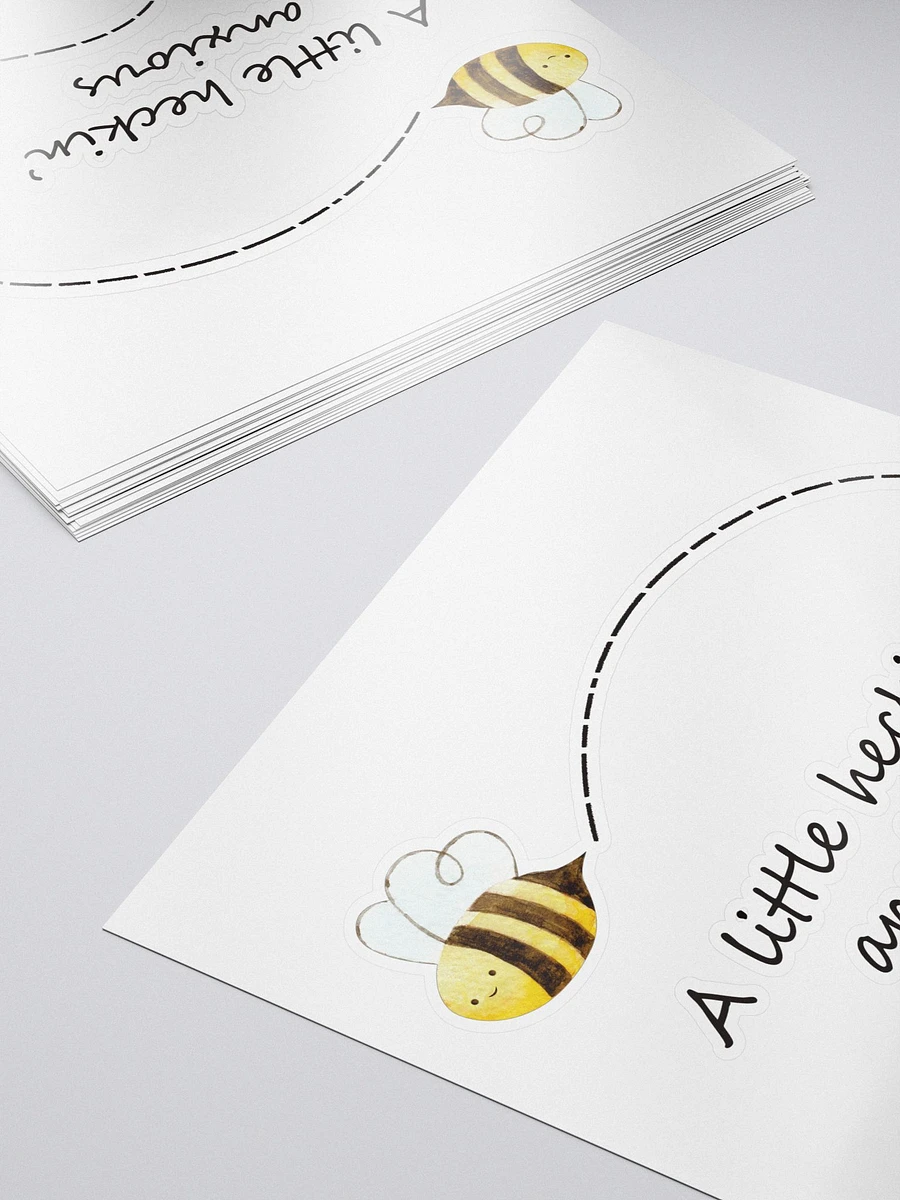 Anxious Bee Sticker product image (5)