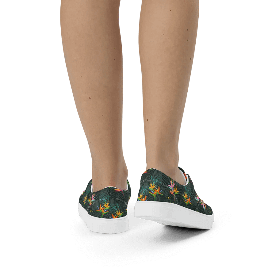 Birds of Paradise Lace-Up Canvas Shoes product image (3)