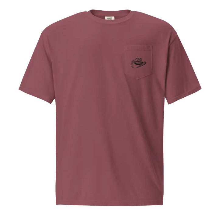 Crag Cowboy (front and back) - Pocket Tee [Unisex Sizing] product image (6)