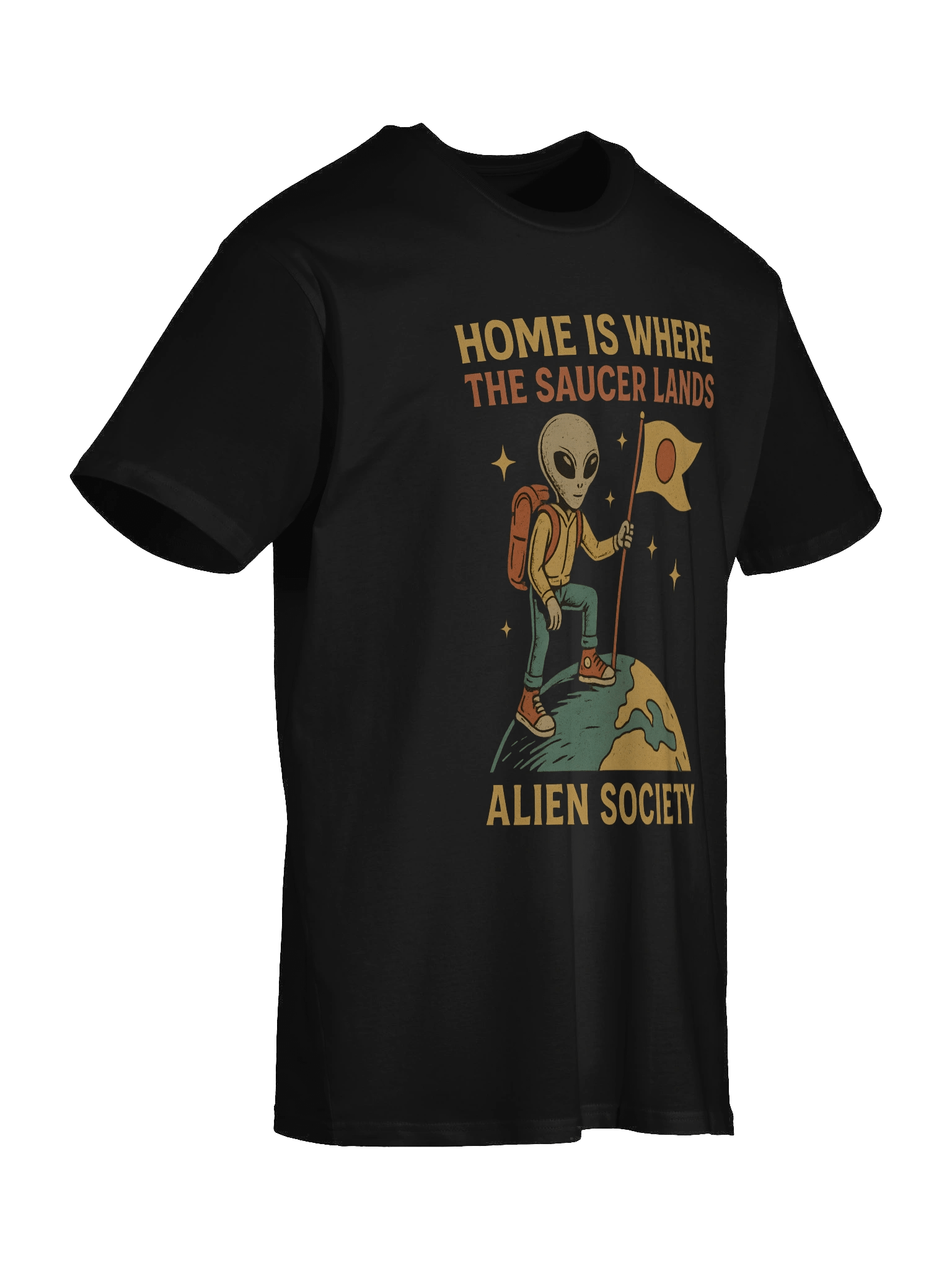 Saucer Landing Unisex Tee product image (6)