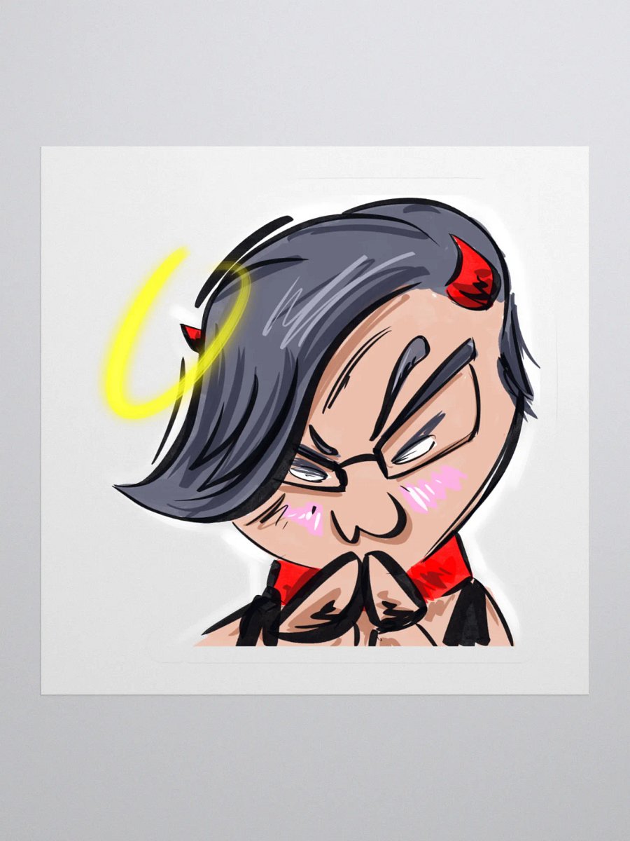 Ecirema Evil Grin Sticker product image (1)