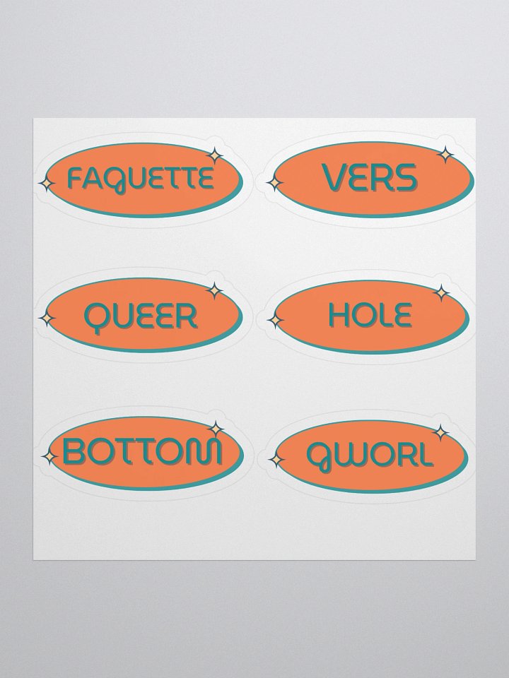 Queer Kiss Cut Sticker Set product image (1)