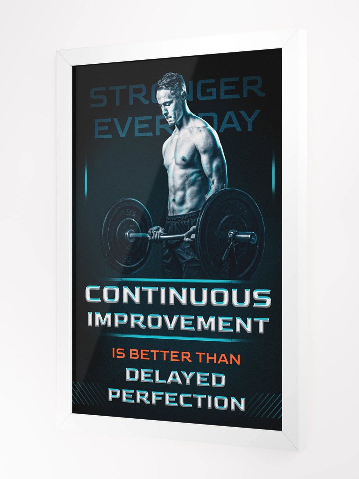 Fitness/Body building Framed Poster - Continuous Improvement product image (2)