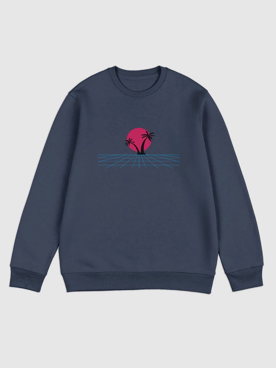 Vaporwave Palm Unisex Eco Sweatshirt product image (1)