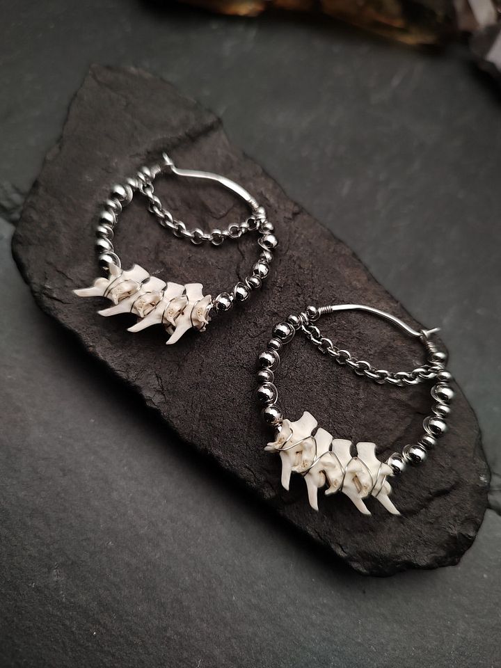 Earrings Bone Vault - Vert Chain Arc product image (1)
