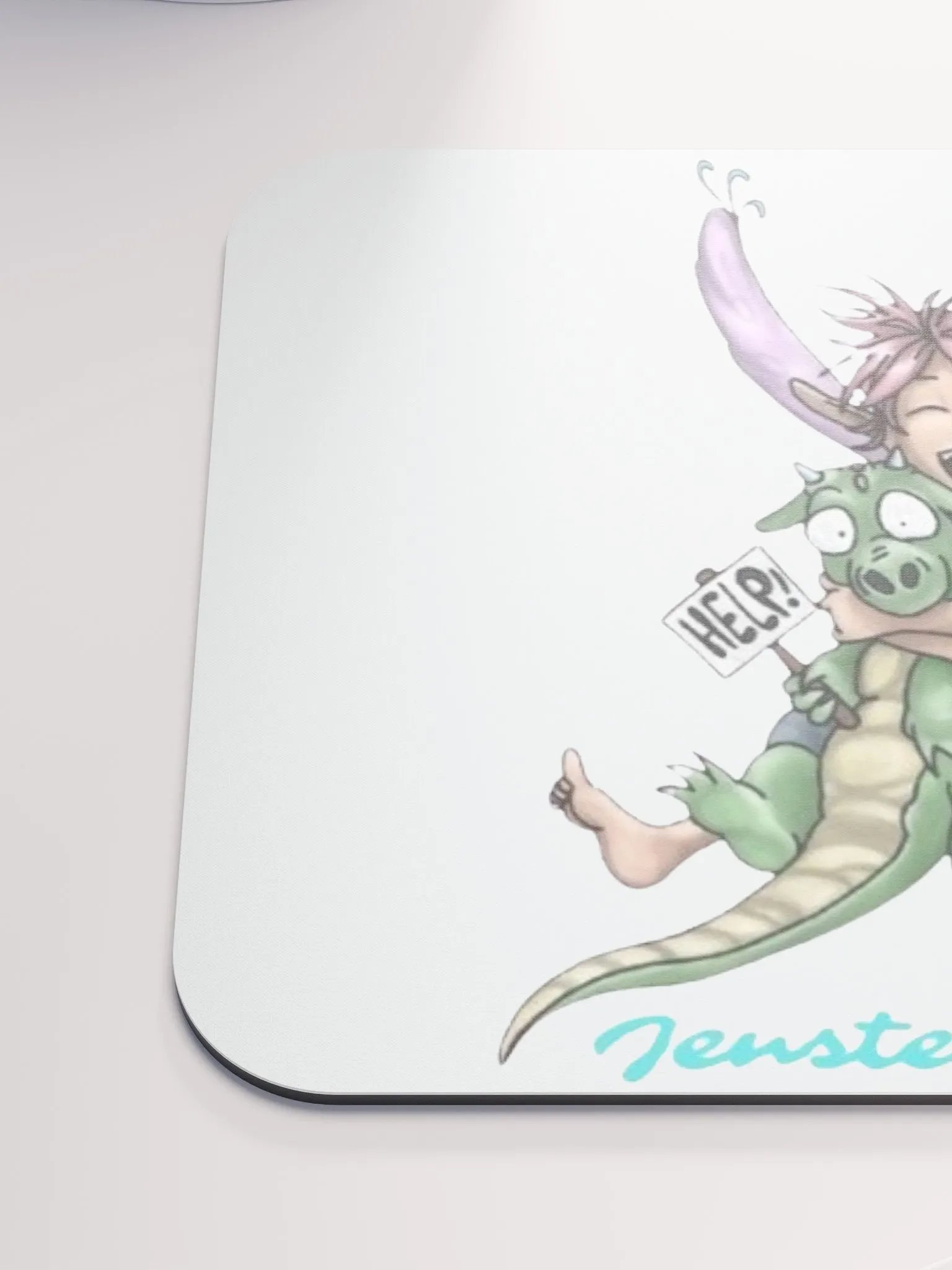 Whimsical Fairy and Dragon Mouse Pad product image (6)