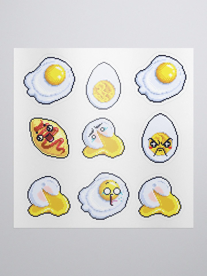 Pixel Egg Stickers product image (1)
