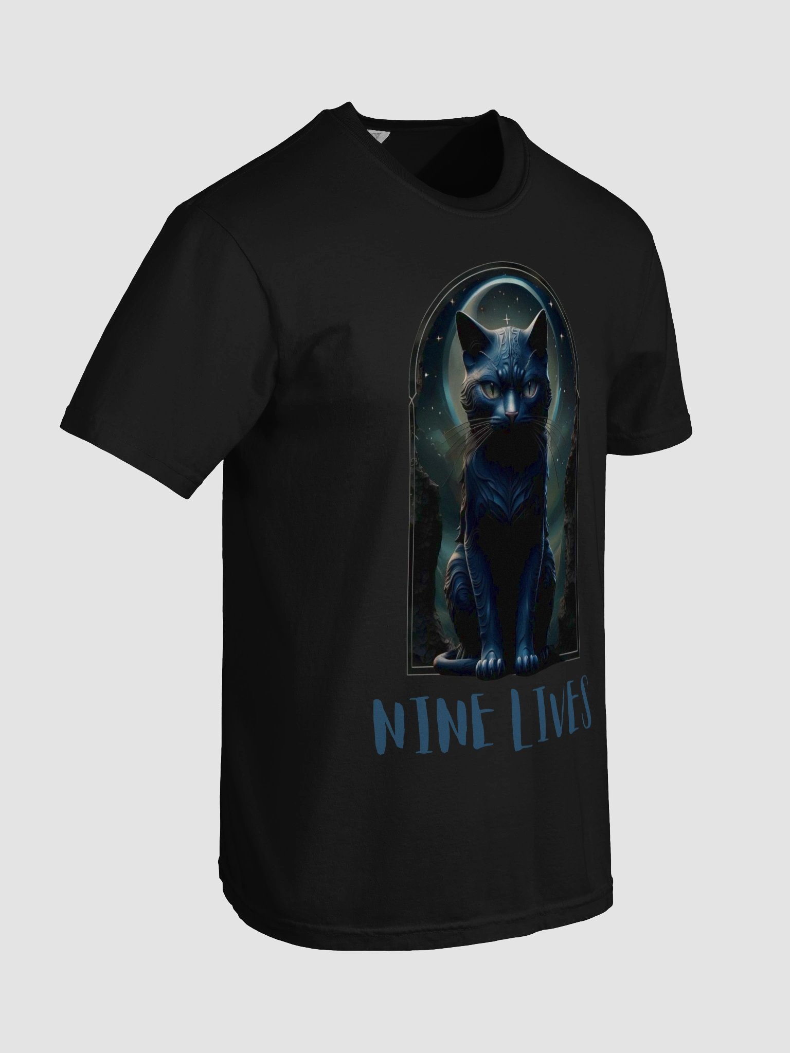 Mystical Nine Lives Cat Comfort Color 1717 T-Shirt product image (55)