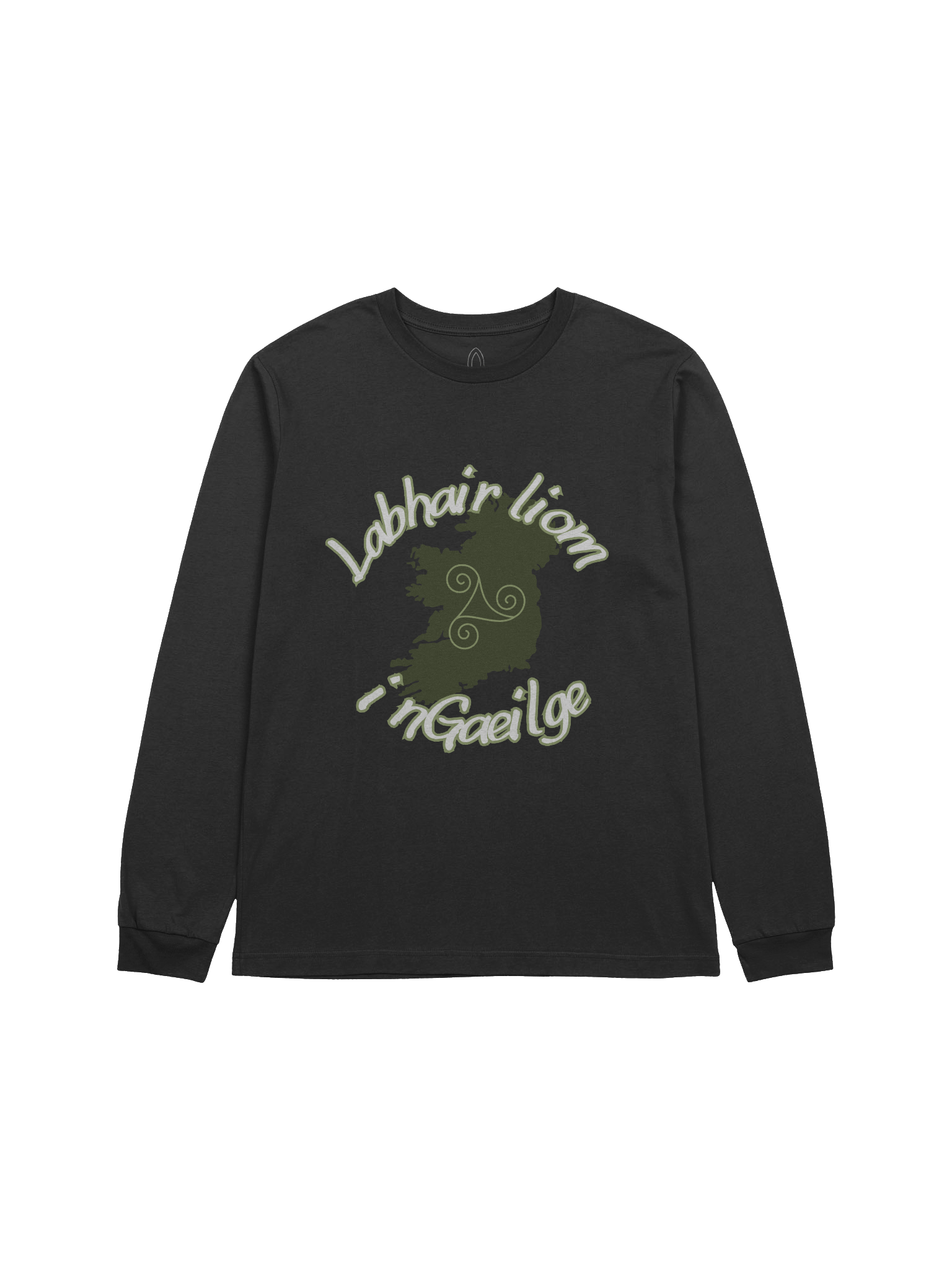 Labhair Liom i nGaeilge (Speak to me in Irish) Long-Sleeve Tee product image (1)