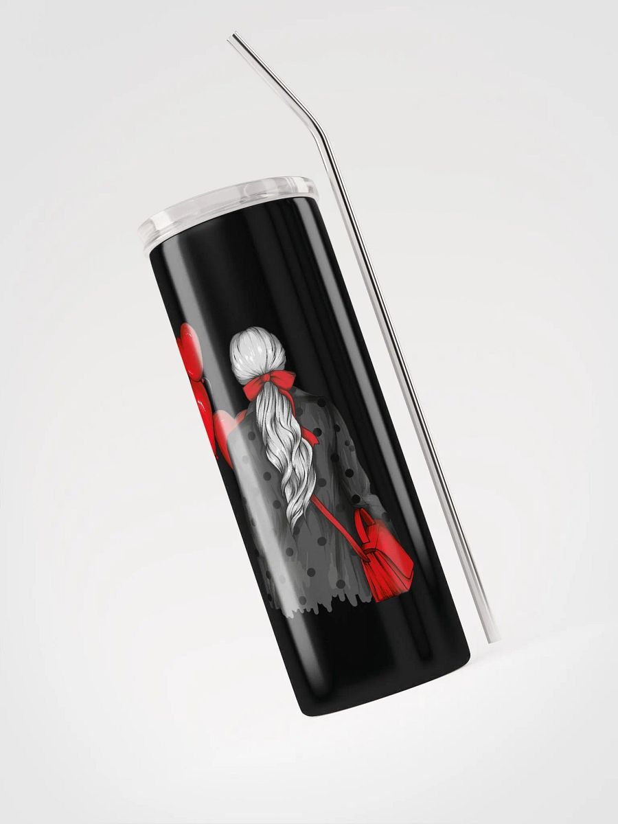 Valentine's Stainless Steel Tumbler: Sip Love & Sustainability! product image (3)