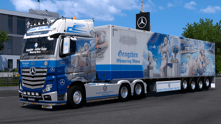 [ETS2] Gengchen [Whispering Waves] - Aether Gazer [Combo Skin] product image (2)