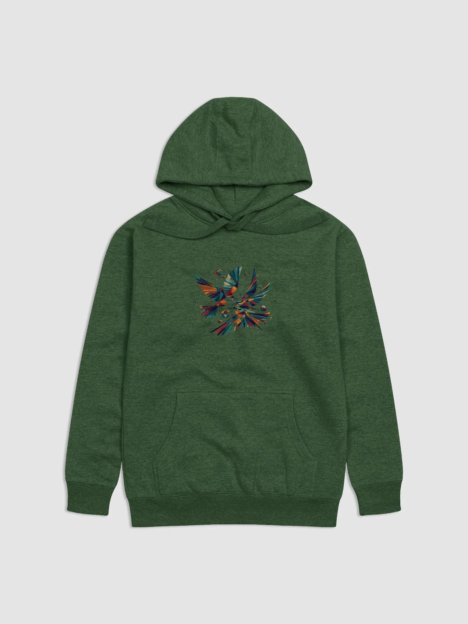 Avian Abstraction Unisex Hoodie - Geometric Art product image (1)