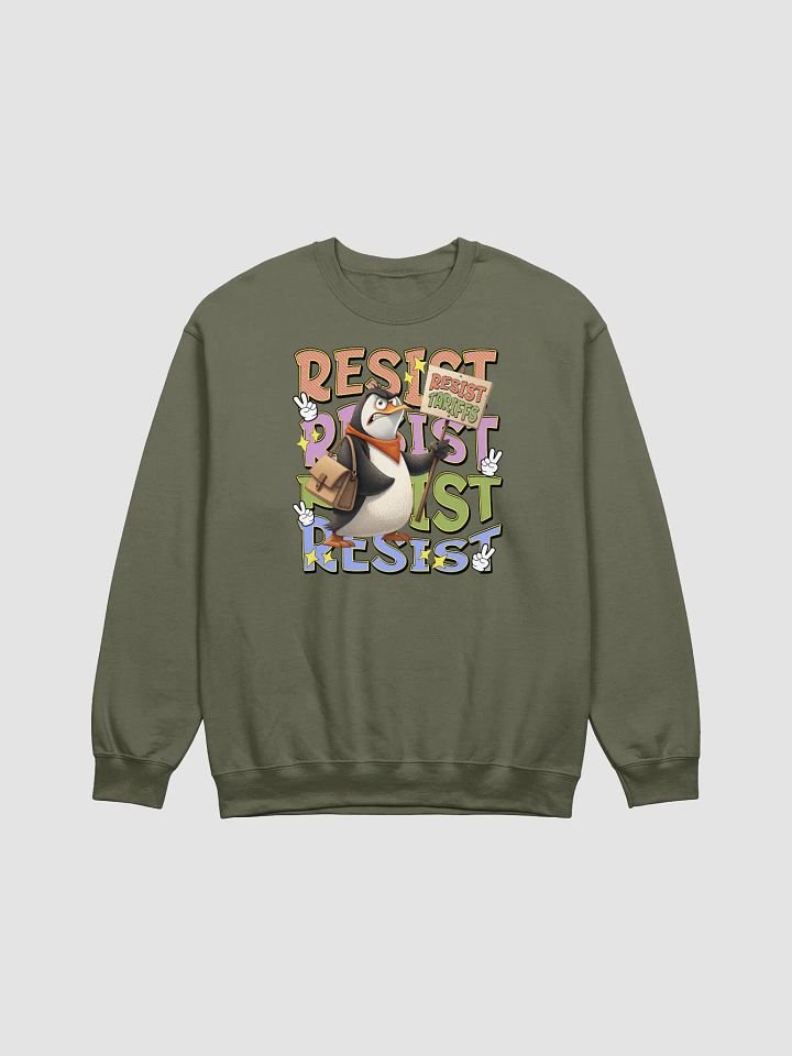Resist Tariffs Penguin Crewneck product image (9)