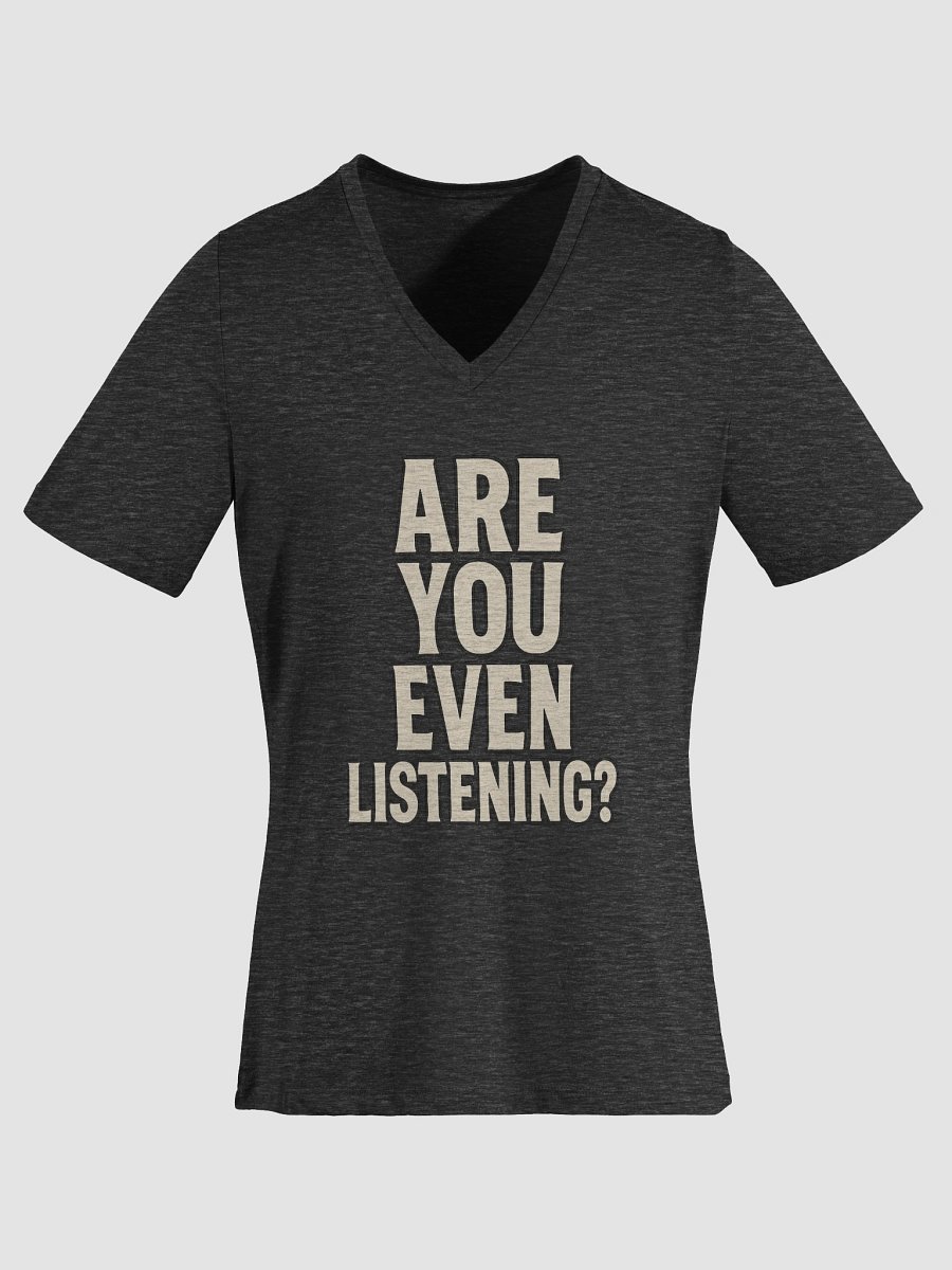 Playful Vibe Relaxed V-Neck Tee product image (3)