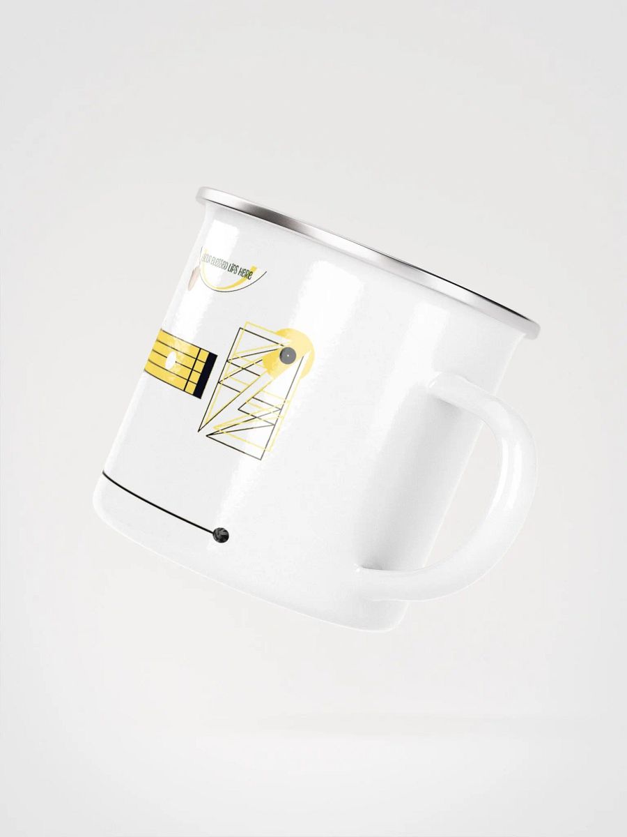 Mater Dolorosa meets Roland TB 303 by Frank Fonik, Techno EDM Enamel Mug product image (3)