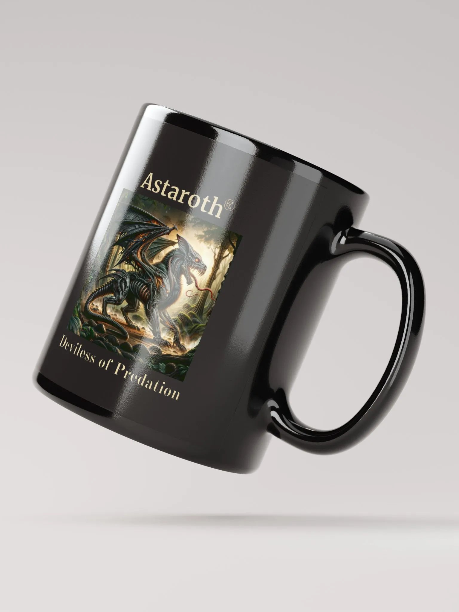 Supernal Astaroth | Black Glossy Mug product image (3)