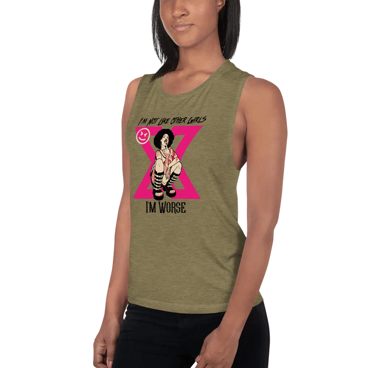 Im Not Like Other Girls Womens Tank-Afro Anne product image (10)