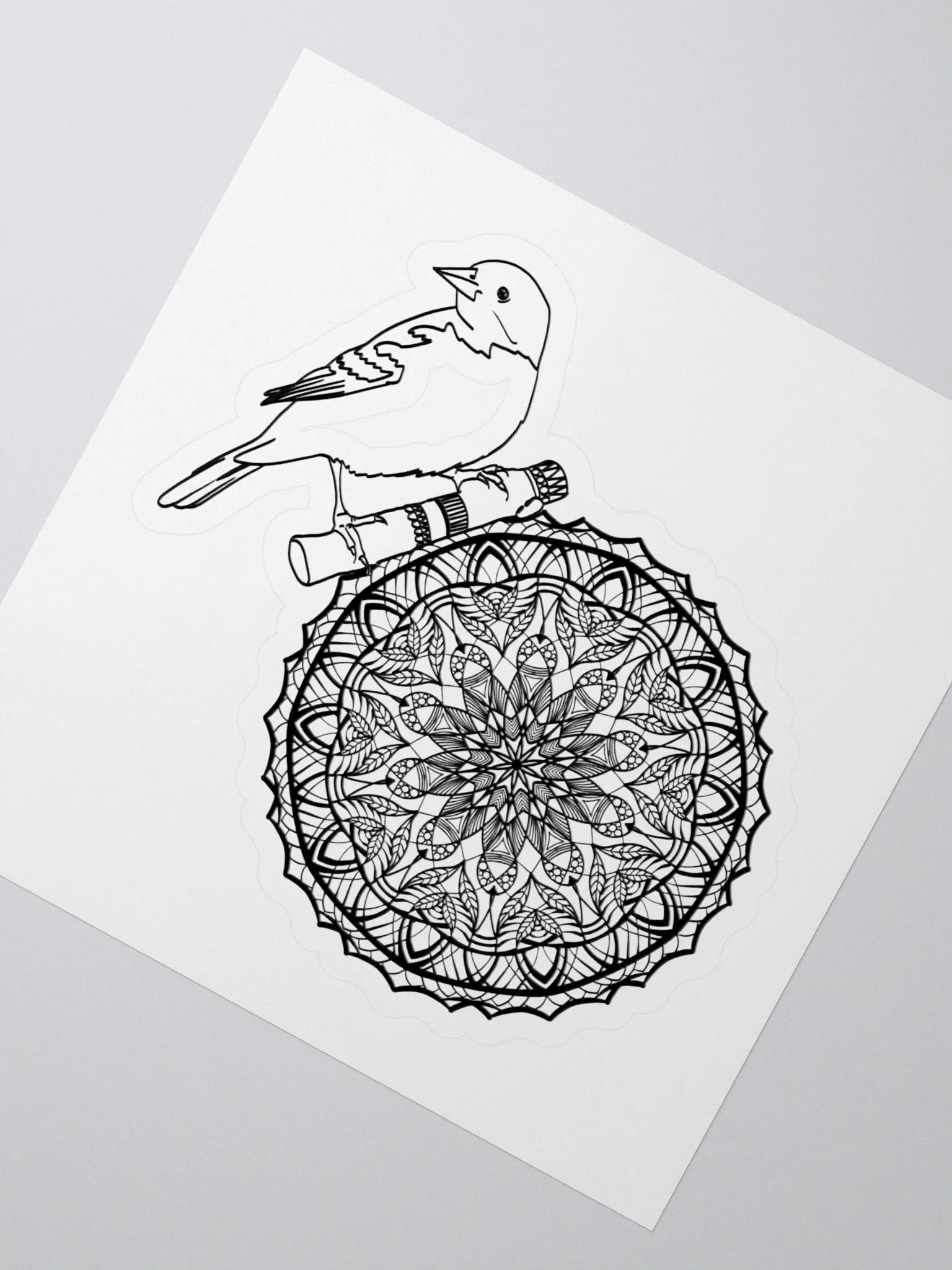 Symmetrical Serenity Mandala Stickers product image (2)