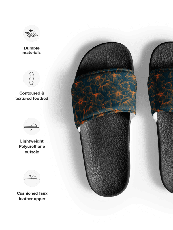 Dark Romantic Floral | Women's Slides product image (7)