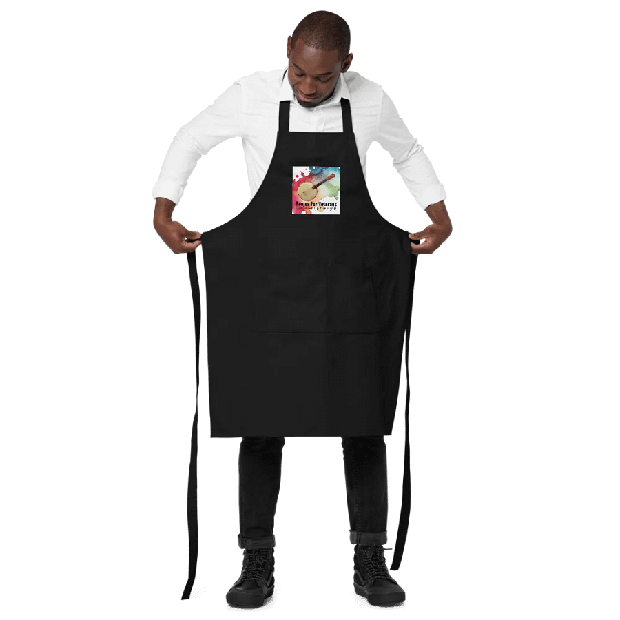 Banjos For Veterans (B4V) Artwork SOL'S Organic Cotton Apron product image (2)