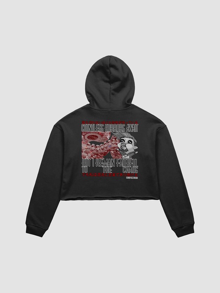 Faithful to the chaos Crop Hoodie product image (2)