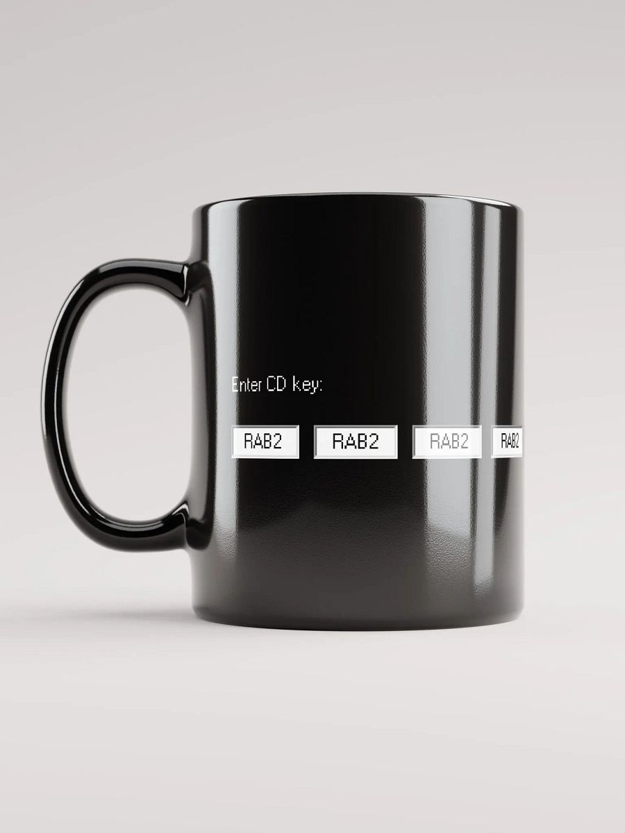 Enter CD key Black Mug product image (2)