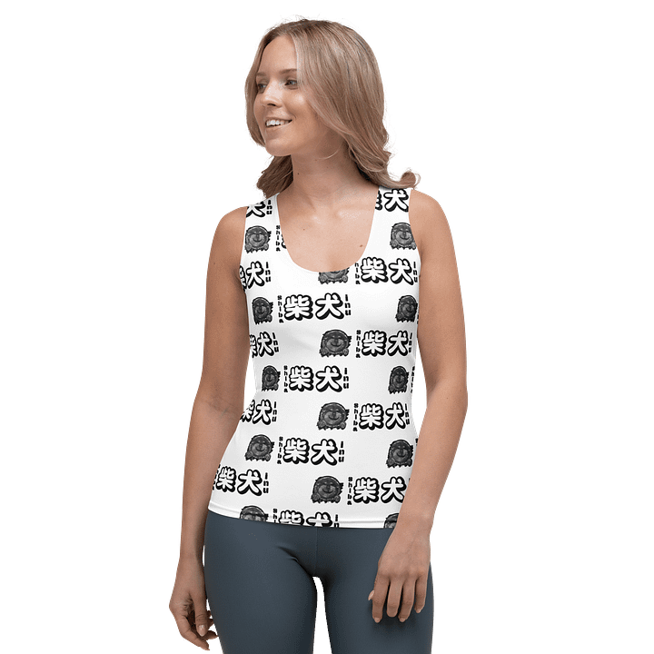 "HI" SHIBA INU All-Over Tank product image (1)