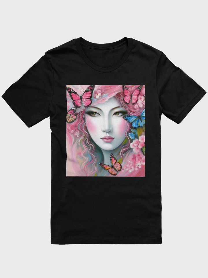 Woman With Pink Butterflies T-shirts product image (1)