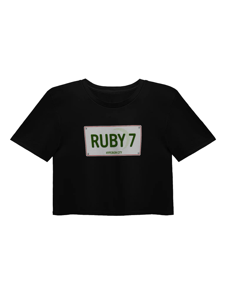 Ruby 7 License Plate Crop Top product image (1)