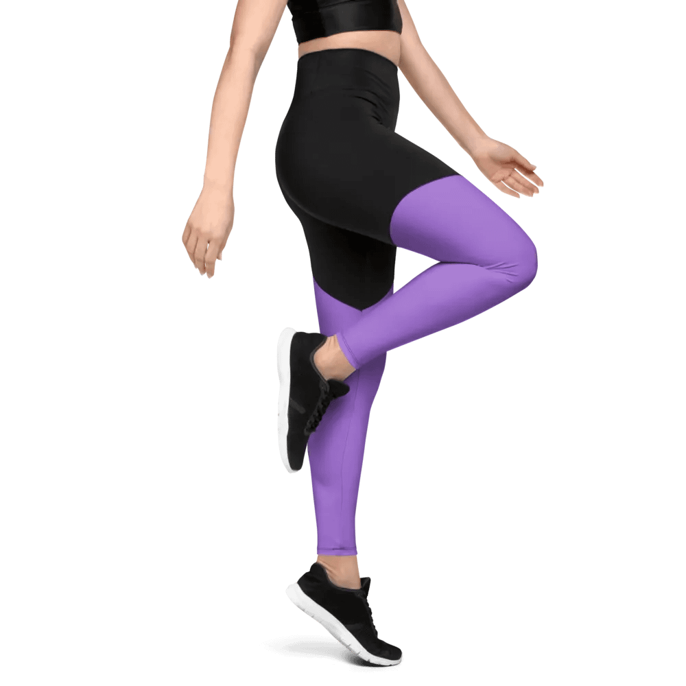 Plain Color Amethyst Sports Leggings product image (5)