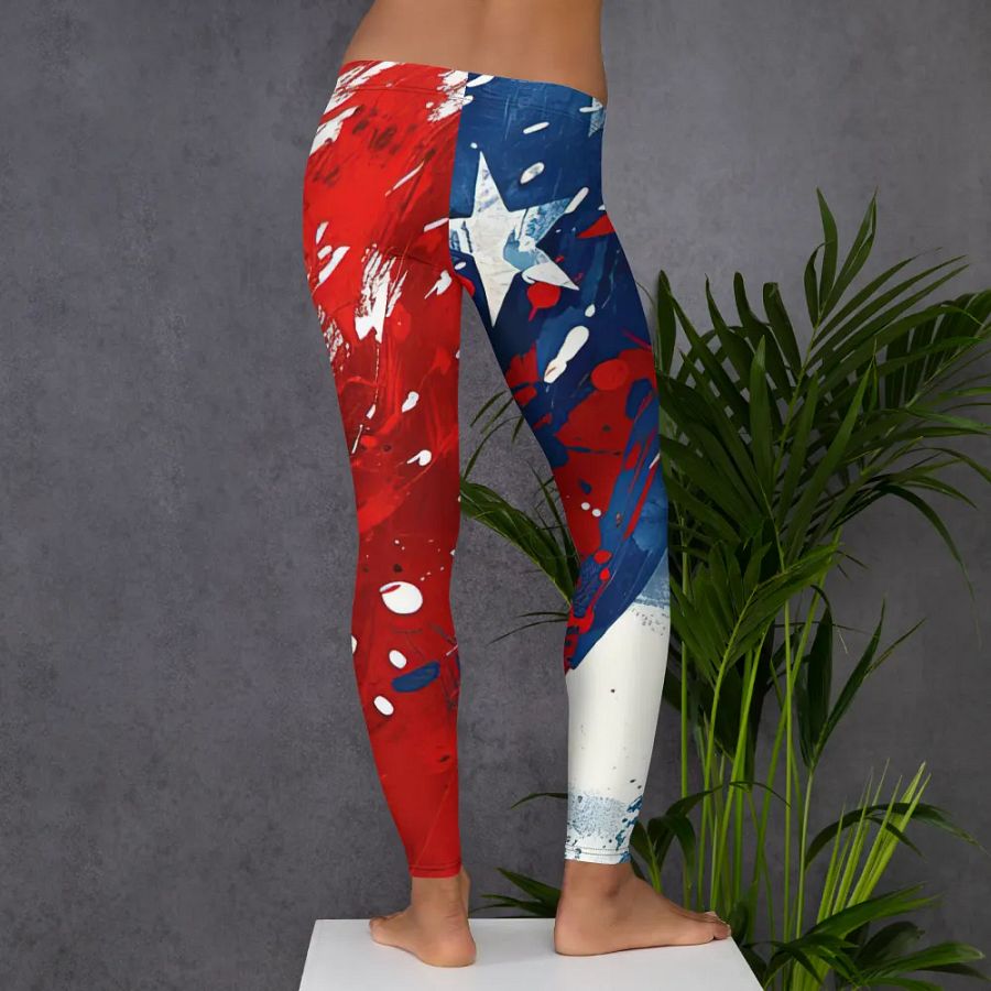 Star-Spangled Splatter Leggings product image (6)