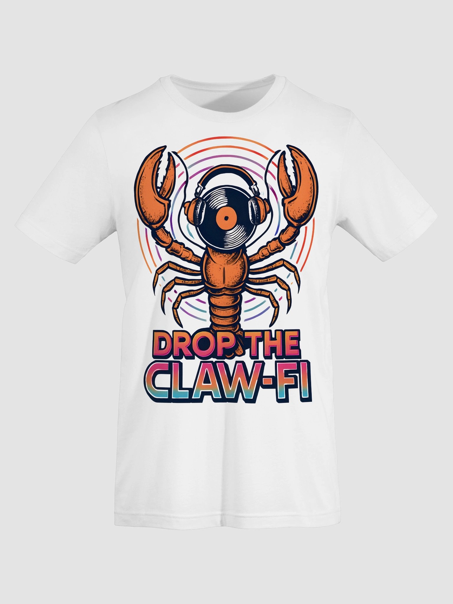 Drop the Claw-Fi T-Shirt – Lobster Vinyl Record Graphic Tee product image (13)
