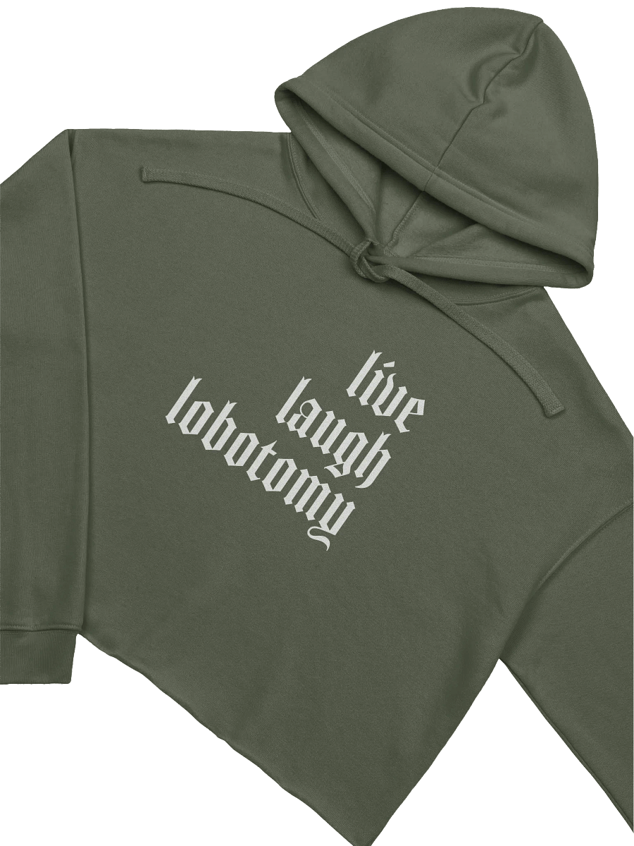 live laugh lobotomy cropped hoodie product image (3)