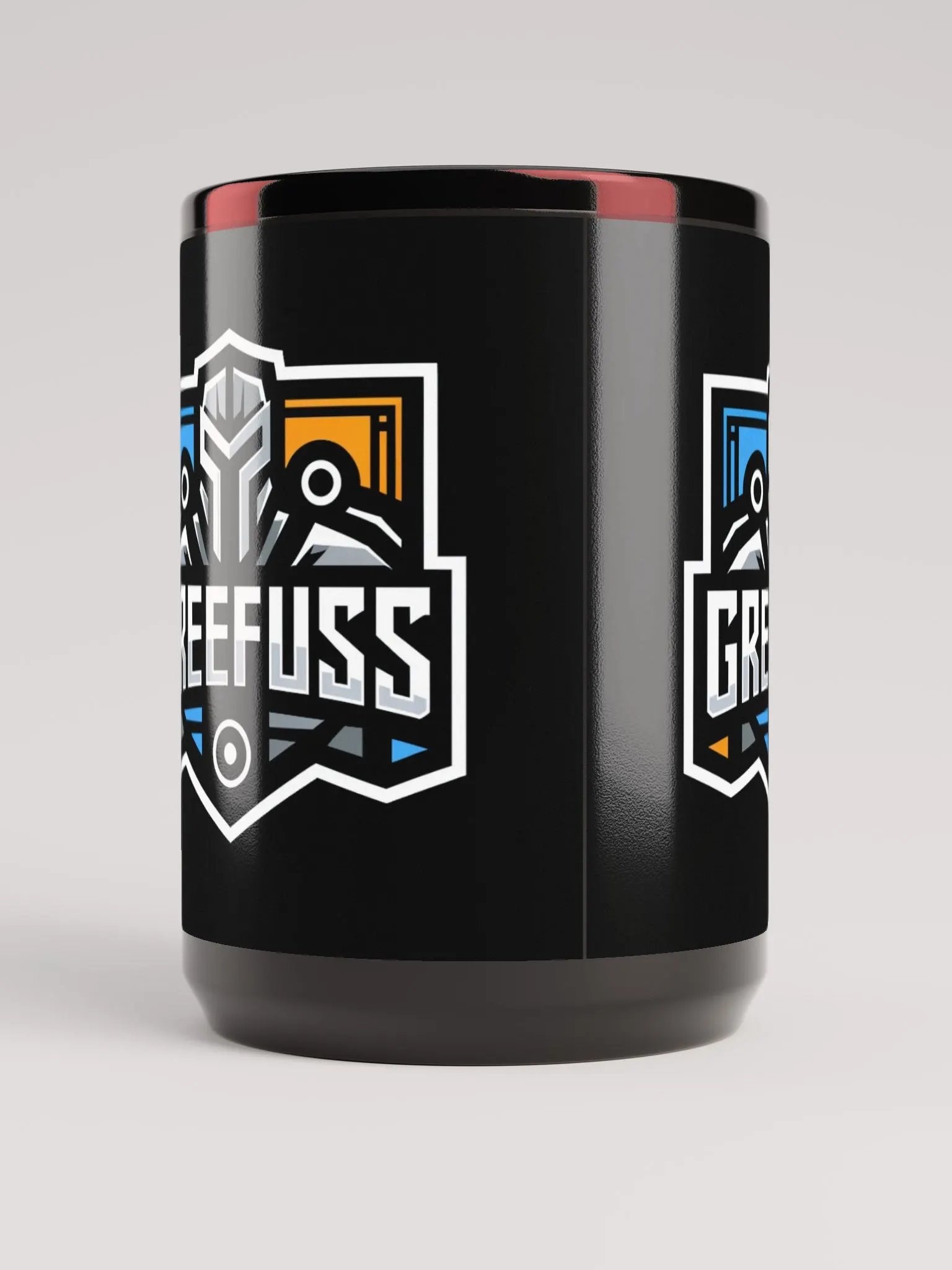 Industrial GREEFUSS KNIGHT Black Glossy Mug product image (5)
