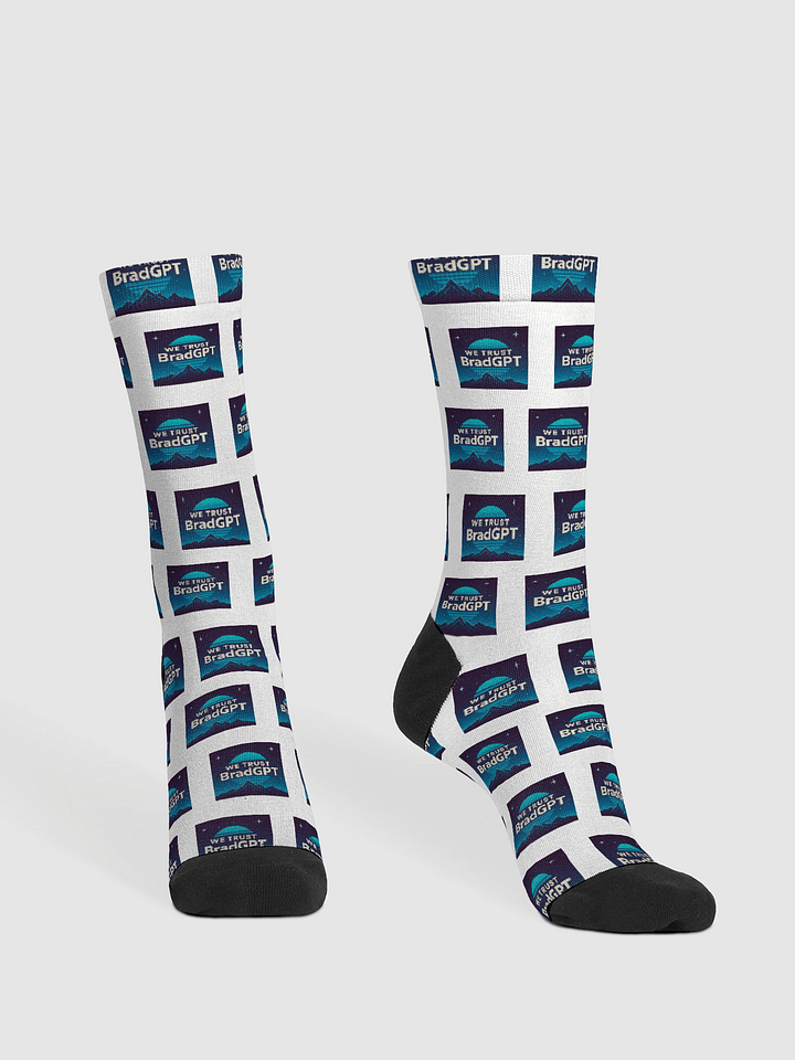 we trust BradGPT Crew Socks product image (2)