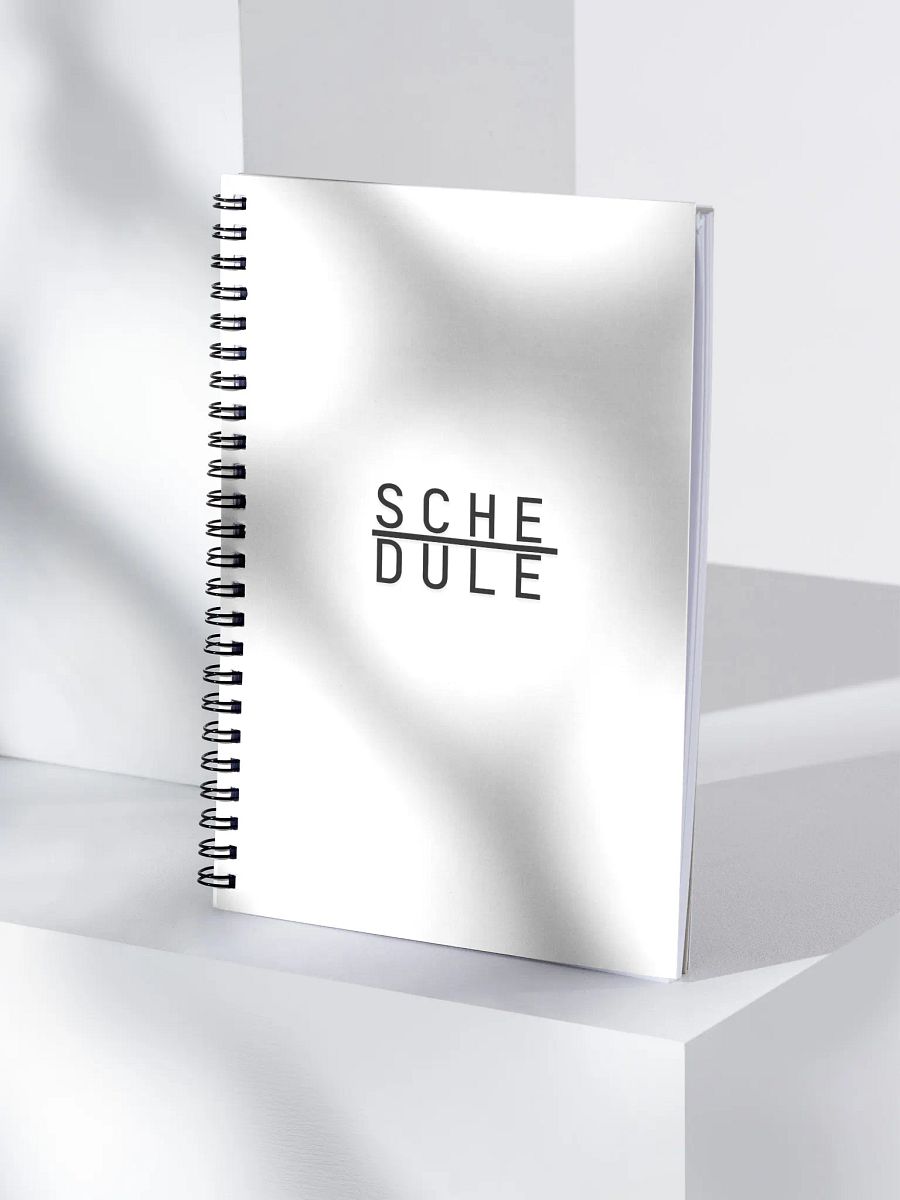 SCHEDULE Spiral Notebook product image (4)