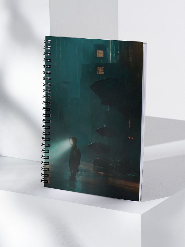 "falling fwd" Grid Paper Notebook product image (1)