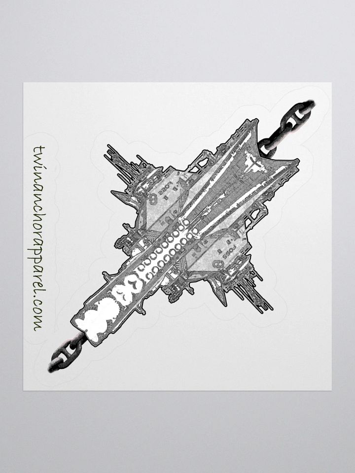 Foss double tug Sketch Kiss Cut Stickers product image (4)