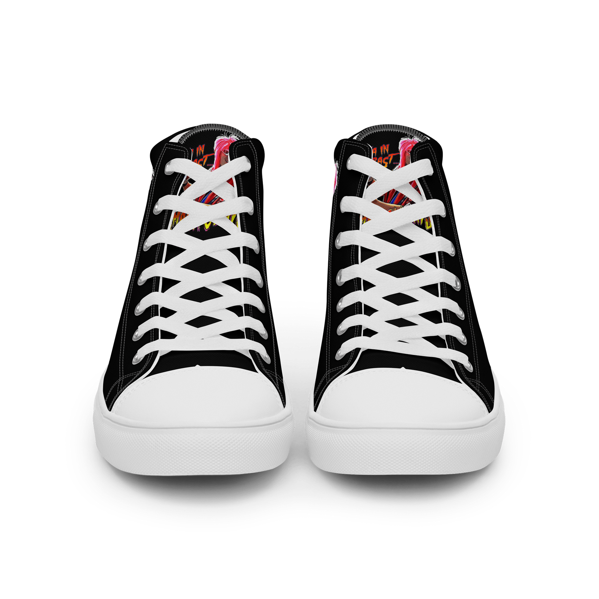 Smash Ventura's Catch Phrase - High Top Canvas Sneakers product image (3)