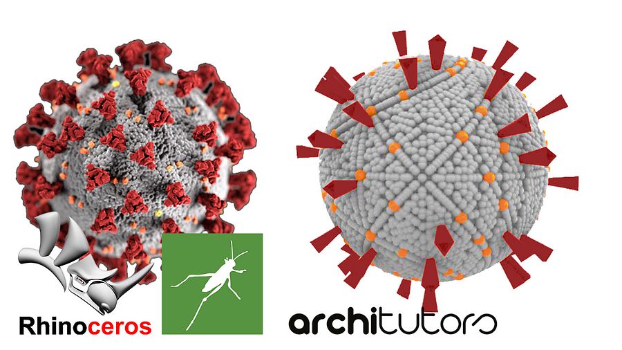 Corona Virus Model Grasshopper Rhino Files Download product image (2)