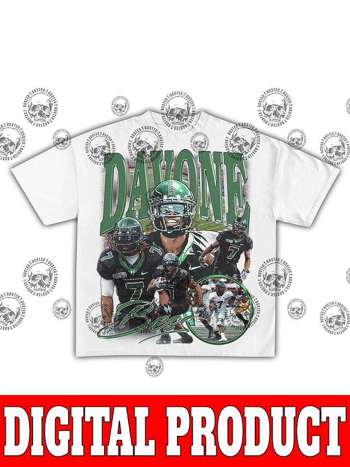 Davone Bess Hawaii Rainbow Warriors NFL Wide Receiver Vintage Bootleg Graphic product image (2)