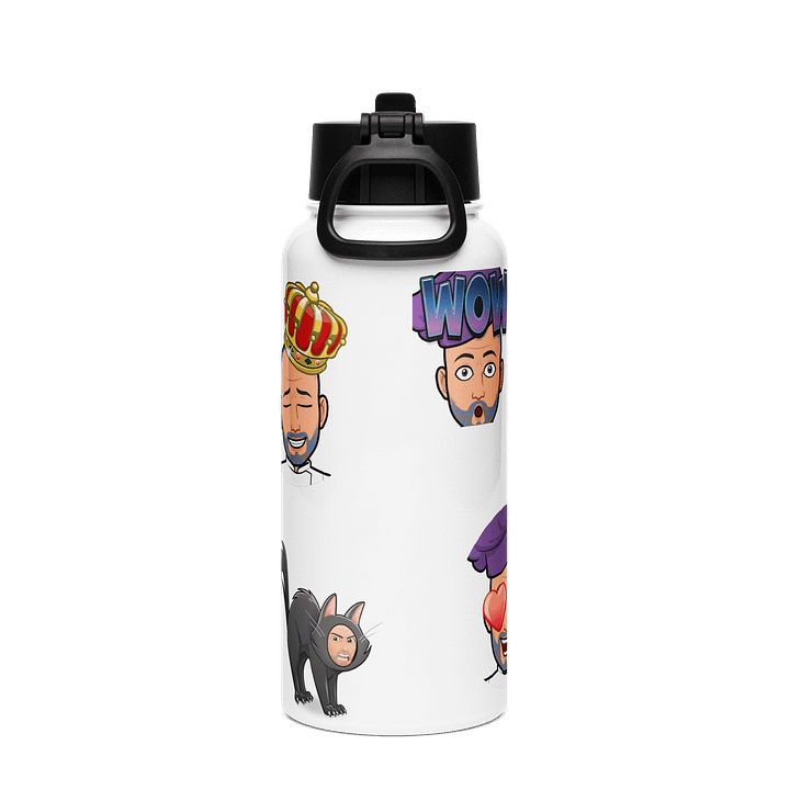 bottiglia acciaio con cannuccia e tappo product image (2)