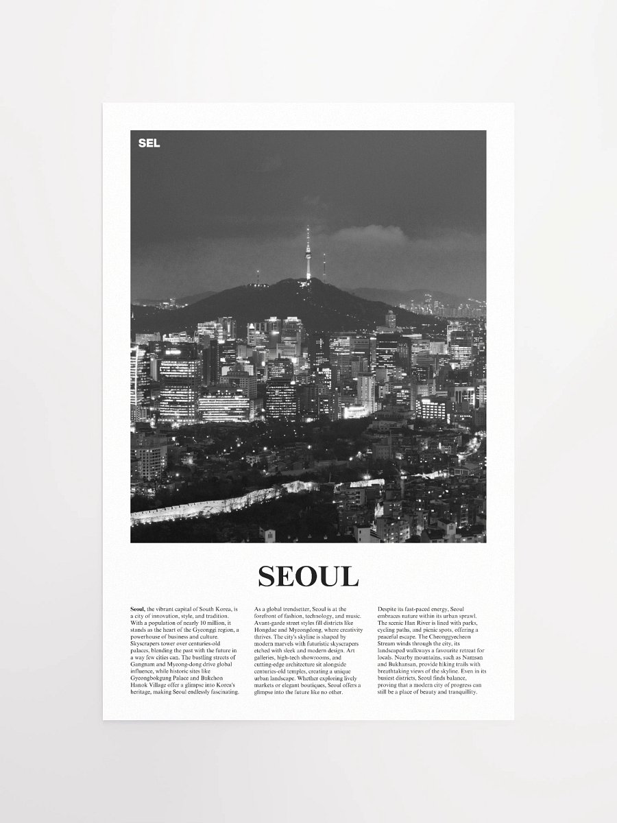 Seoul 01 Newspaper Poster product image (5)
