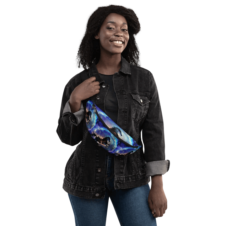 Rearing horse - Nebula horses fanny pack product image (1)