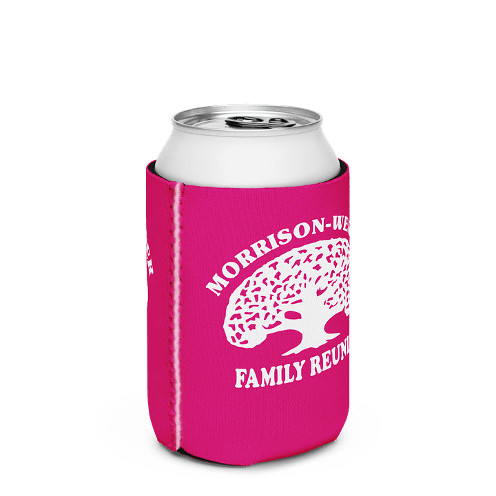 "Morrison-Werner Family Tree" Can Coozie (Magenta) product image (2)