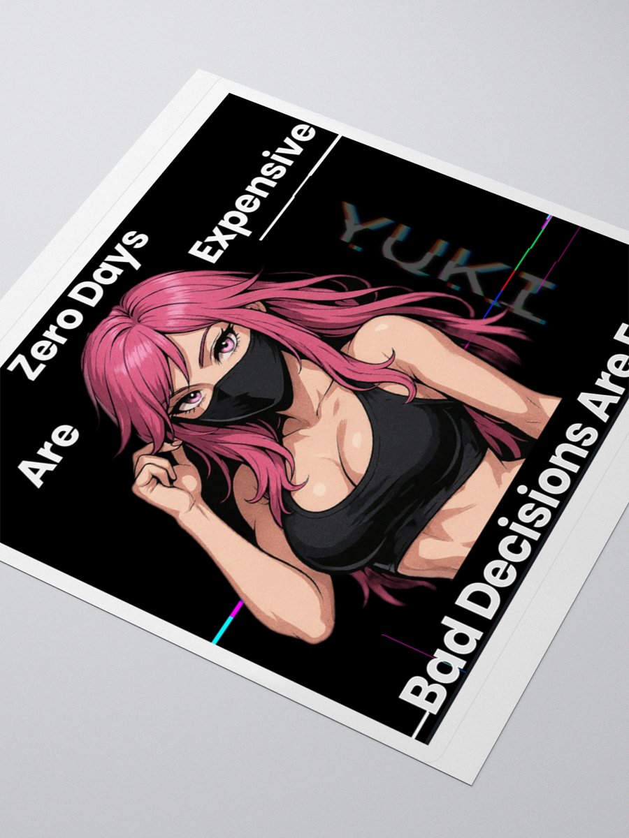 Yuki - Bad Decisions - Sticker product image (3)