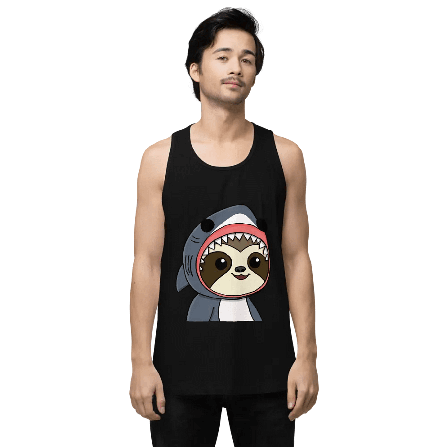 Mens Tank top - Shark product image (8)