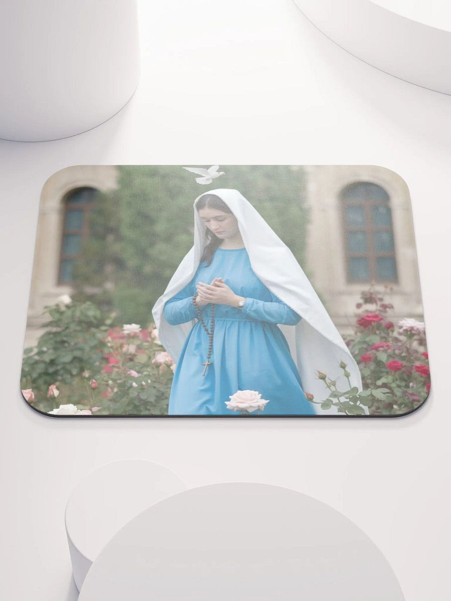 Prayerful Rose Garden Mouse Pad product image (1)