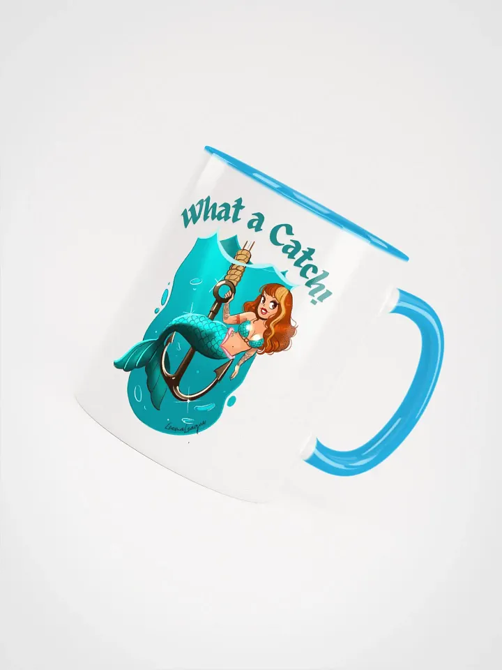 What a catch mermaid mug product image (2)
